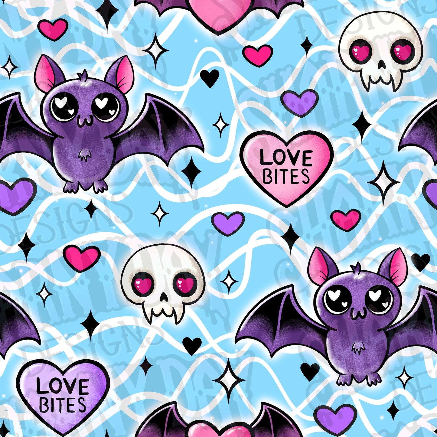 Love Bites Exclusive Seamless Pattern Design