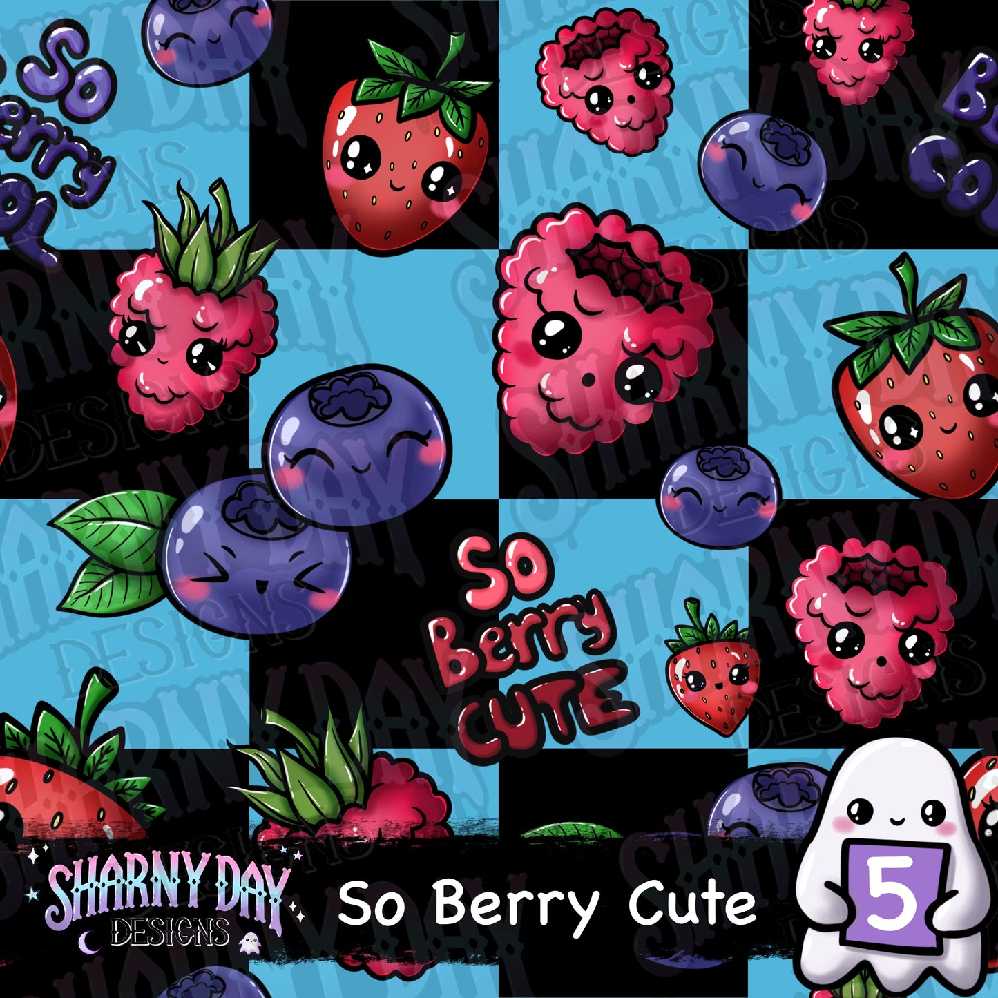 So Berry Cute Exclusive Seamless Pattern Design
