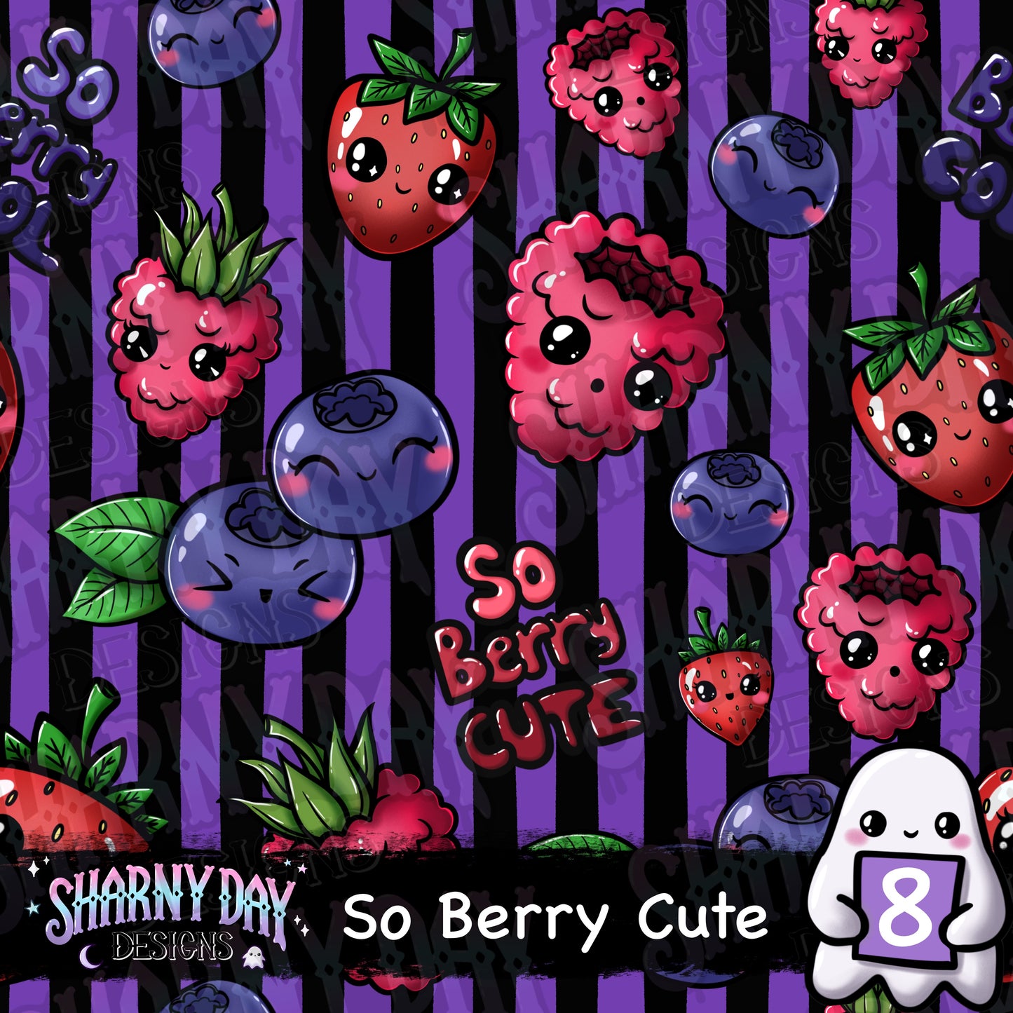 So Berry Cute Exclusive Seamless Pattern Design