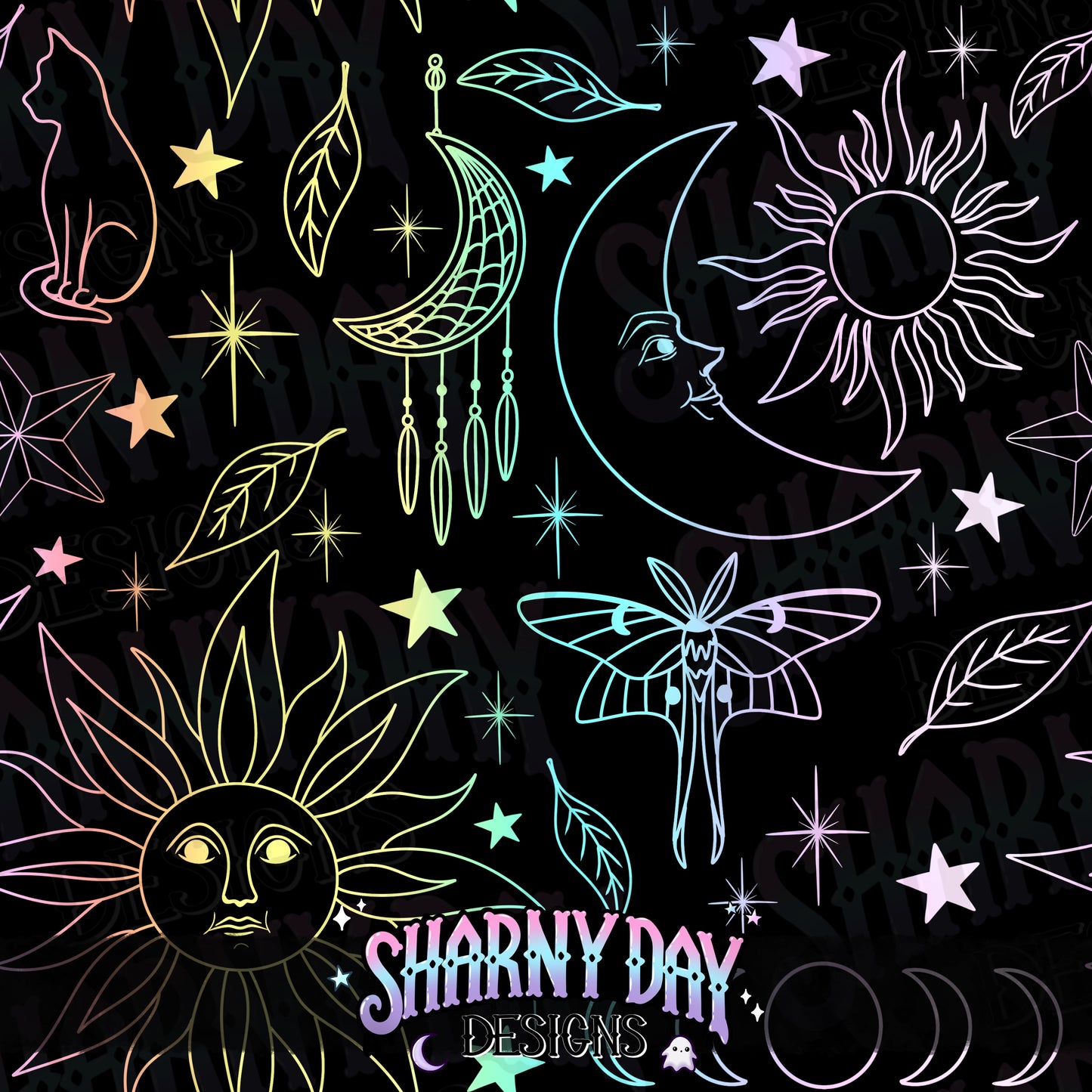 Whimsy and Wonderful non-exclusive Seamless Pattern Design