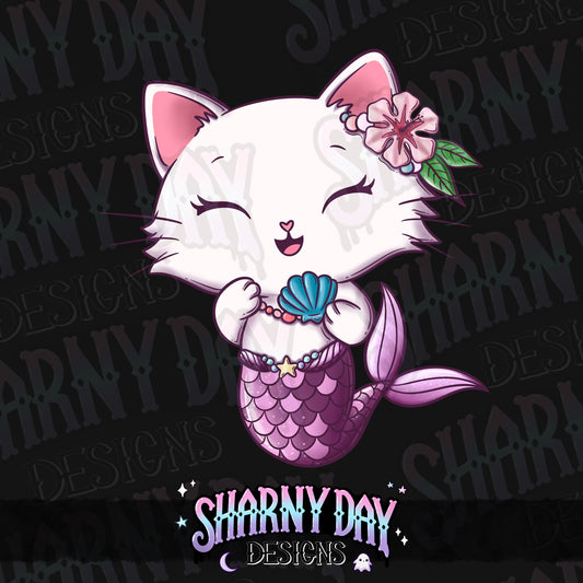 Kawaii Kitty Mermaids non-exclusive PNG