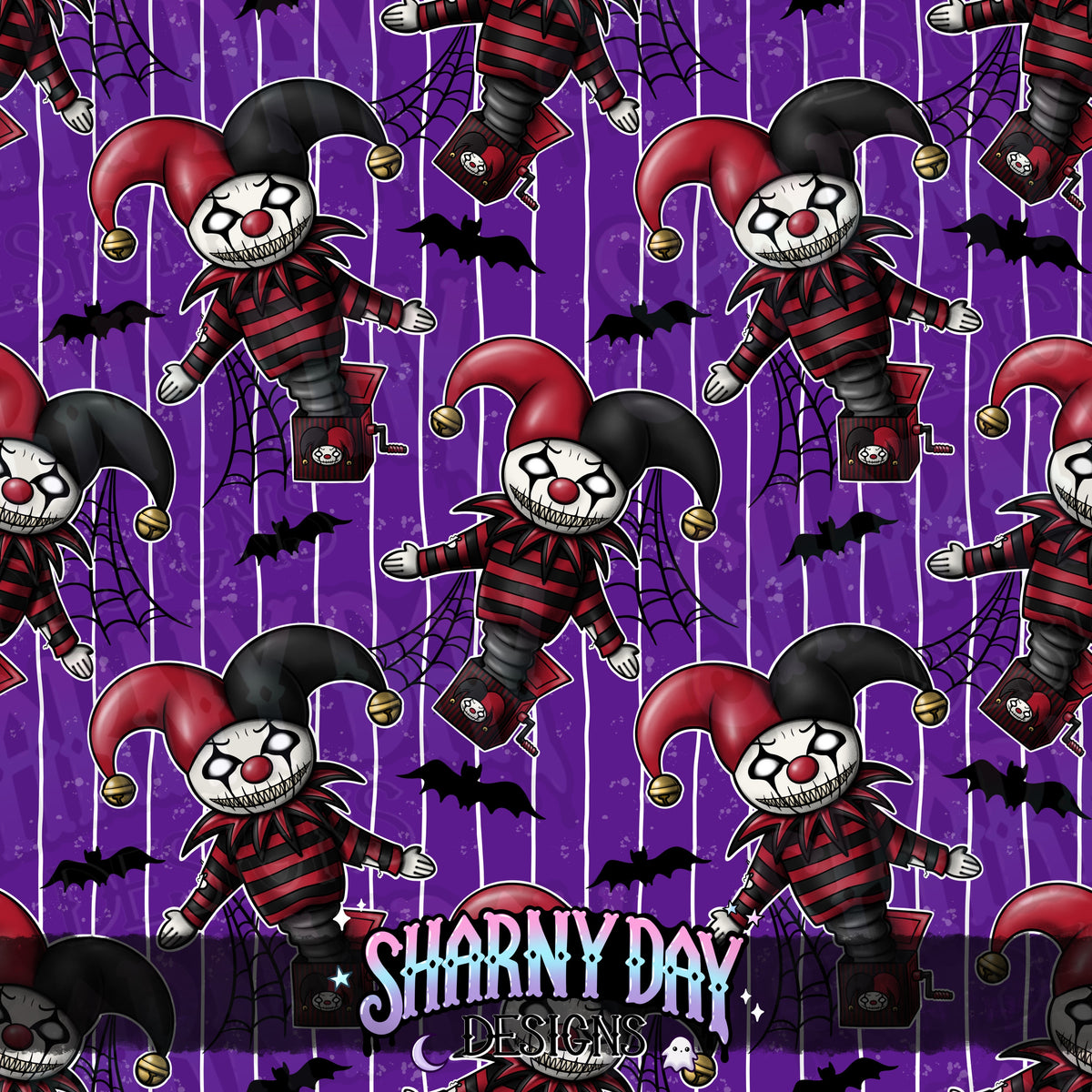 HEXTOBER - Jack Out Of The Box - Exclusive Seamless Pattern Design