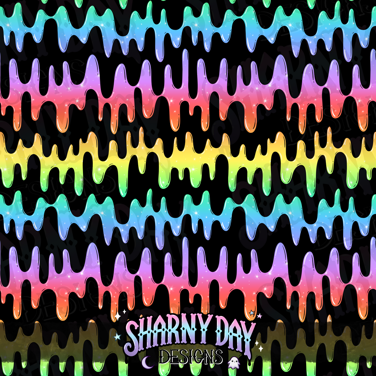 HEXTOBER - Slime (liquid) - non-exclusive Seamless Pattern Design (bundle available separately)