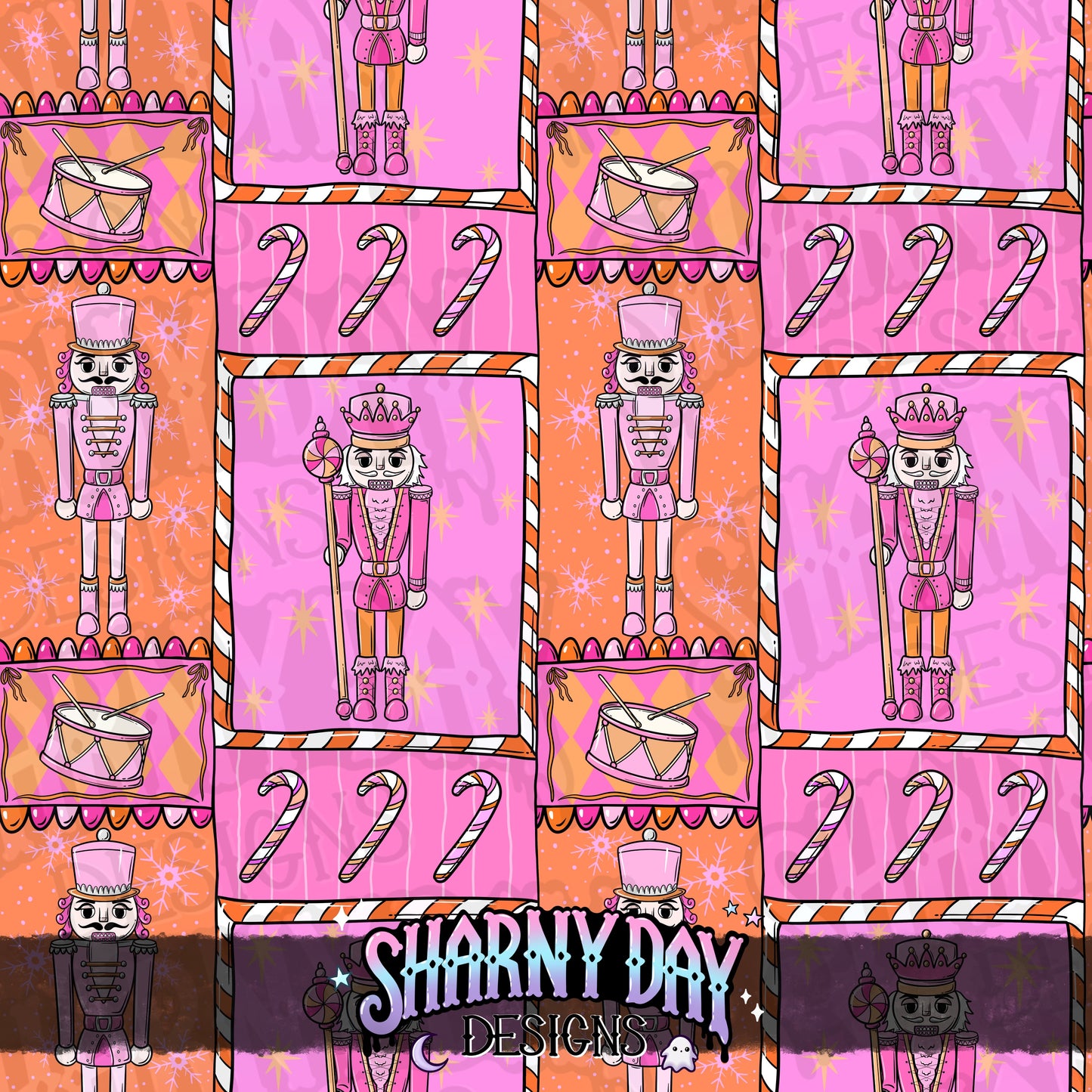 Nutcracker Limited Seamless Pattern
