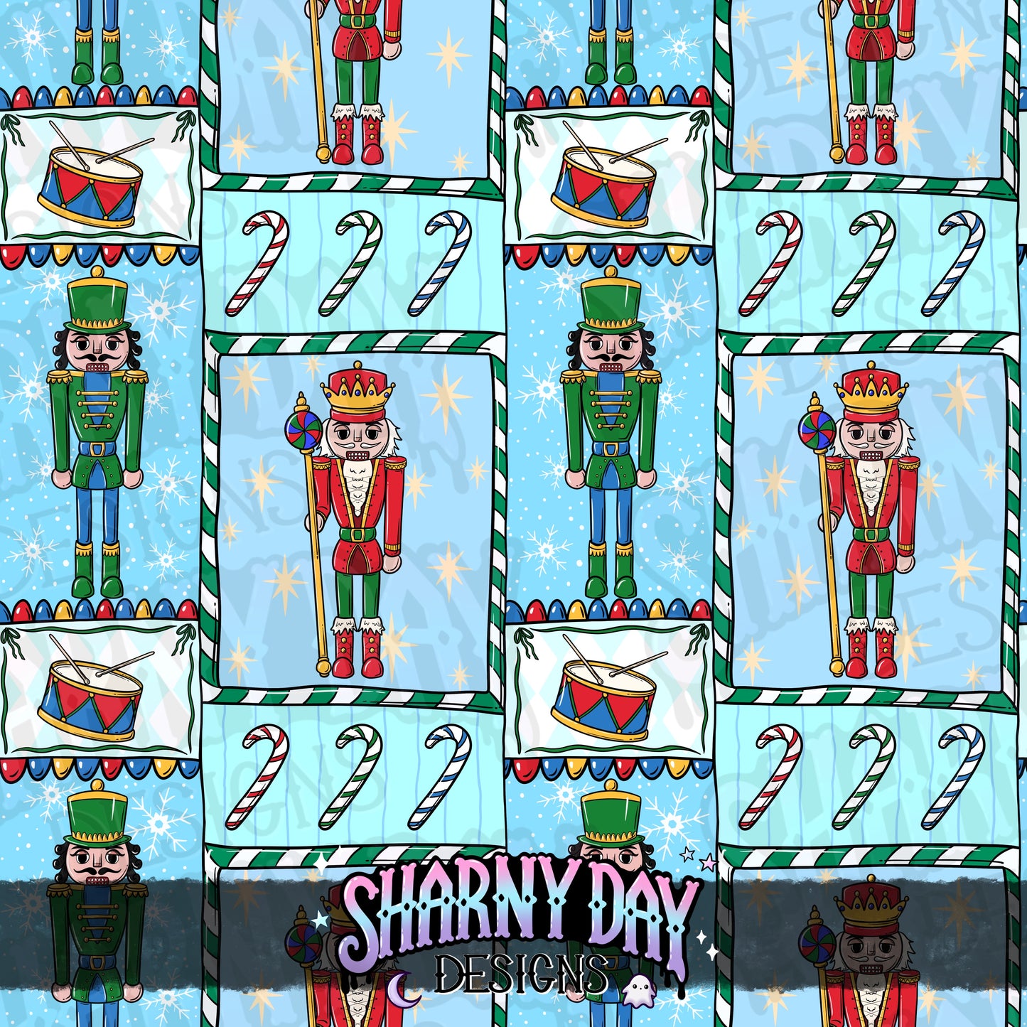 Nutcracker Limited Seamless Pattern