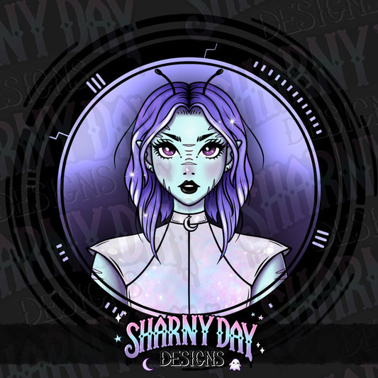 HEXTOBER - Galaxy Girl Non-exclusive PNG Bundle