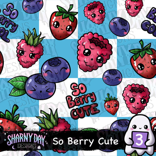 So Berry Cute Exclusive Seamless Pattern Design