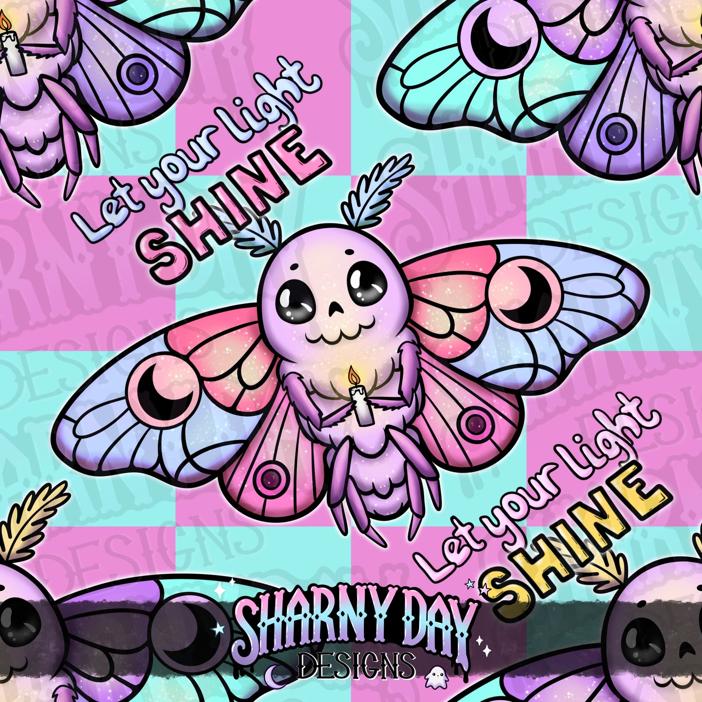 Let Your Light Shine Exclusive Seamless Pattern Design