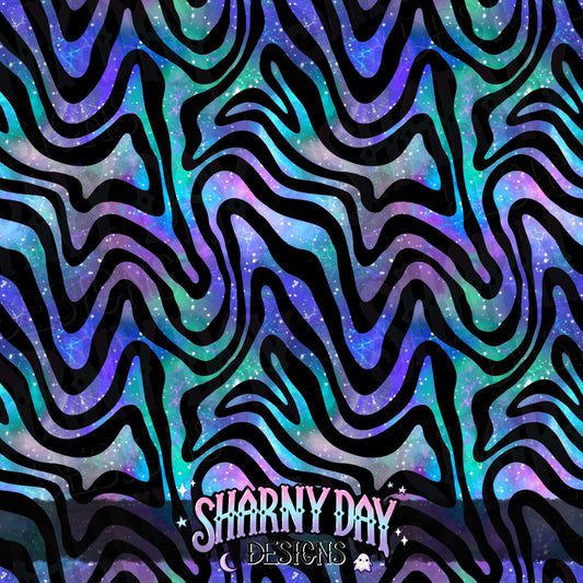Retro Swirly Vibes Exclusive Seamless Pattern Design
