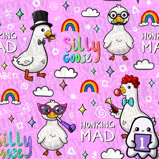 Silly Goose Exclusive Seamless Pattern Design