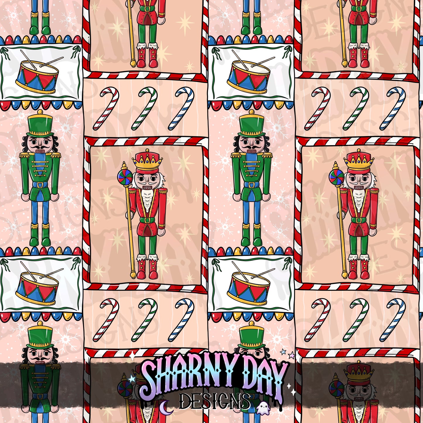 Nutcracker Limited Seamless Pattern