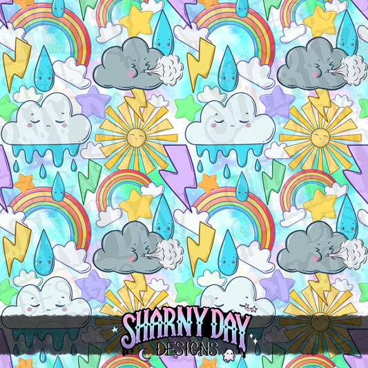 Decora Weather Seamless Pattern Design