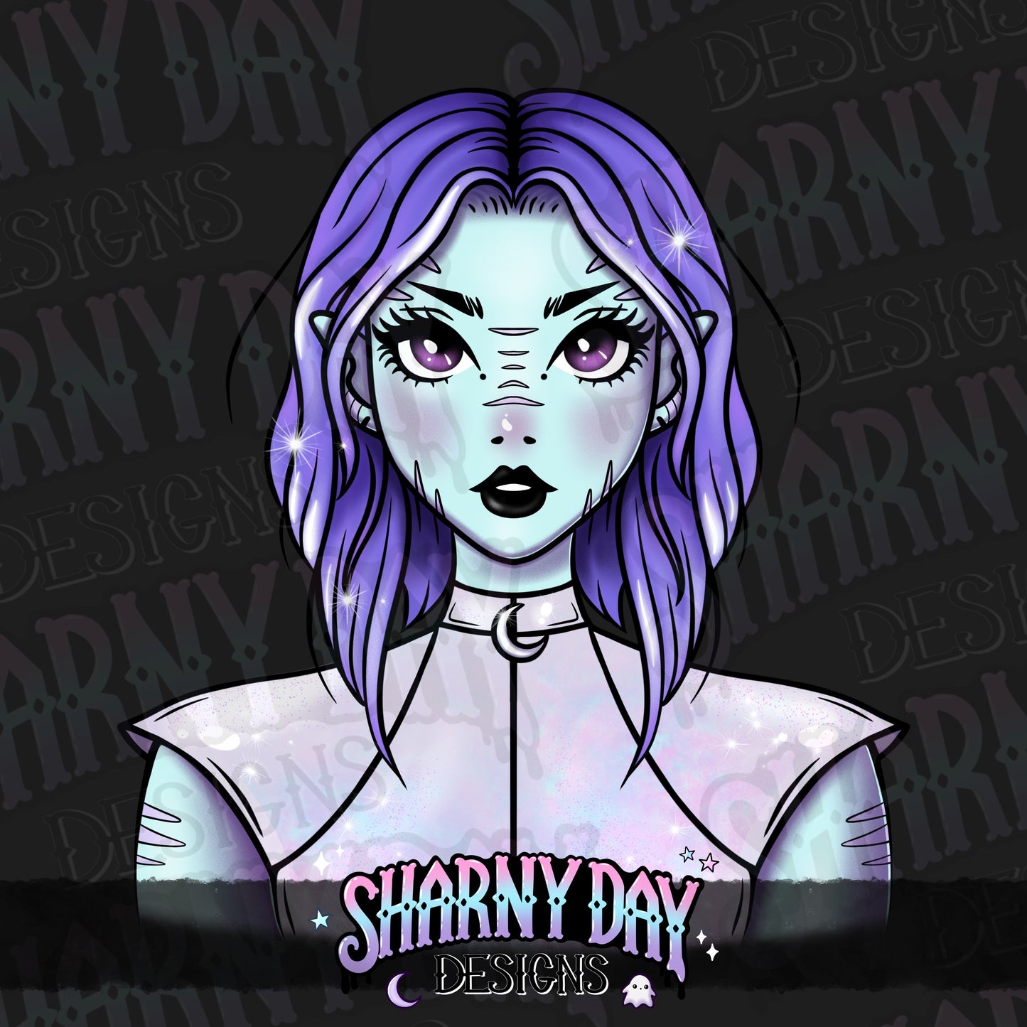 HEXTOBER - Galaxy Girl Non-exclusive PNG Bundle
