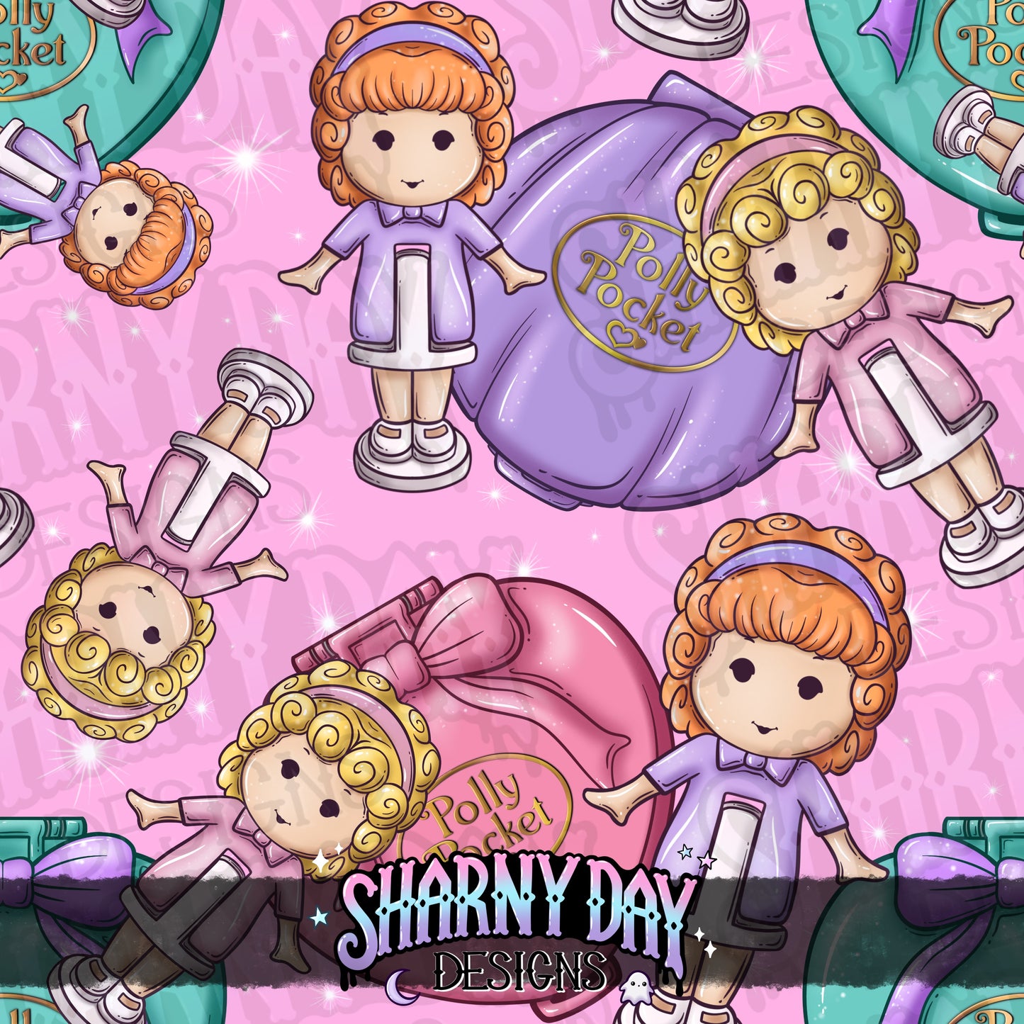Pocket Life Dolly Limited Seamless Pattern (plus 1 non-exclusive)