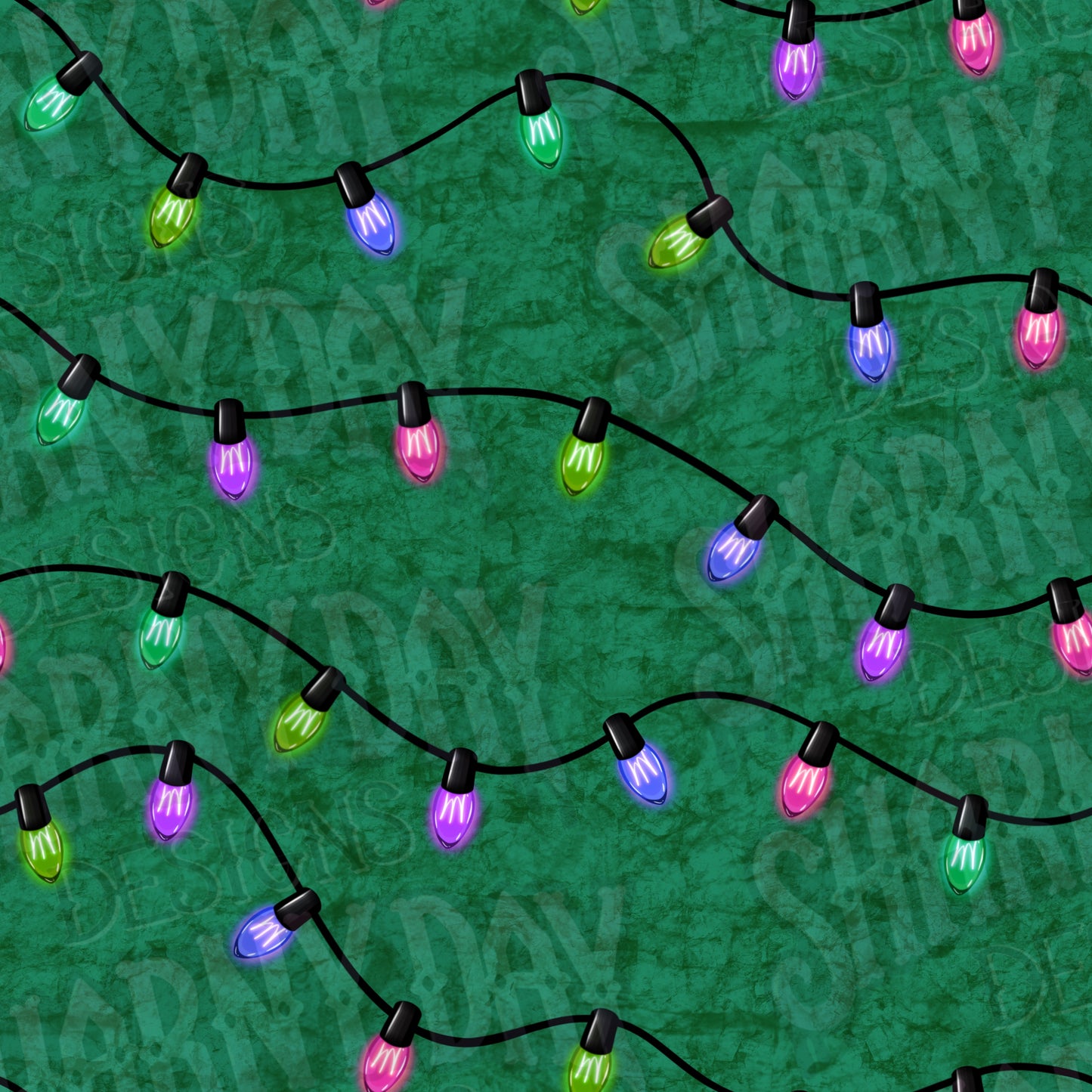 Festive Lights Co Ord non-exclusive Seamless Pattern Design