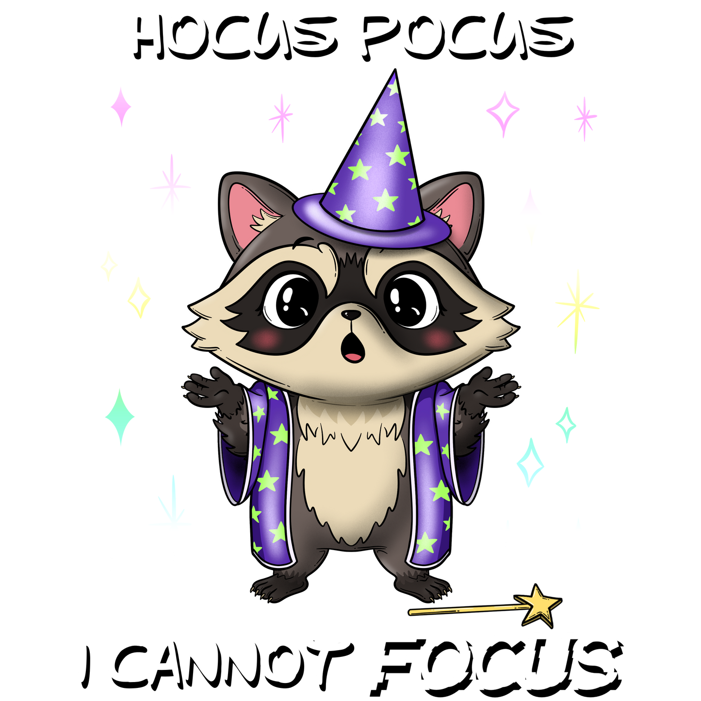 Hocus Pocus I Cannot Focus non-exclusive PNG