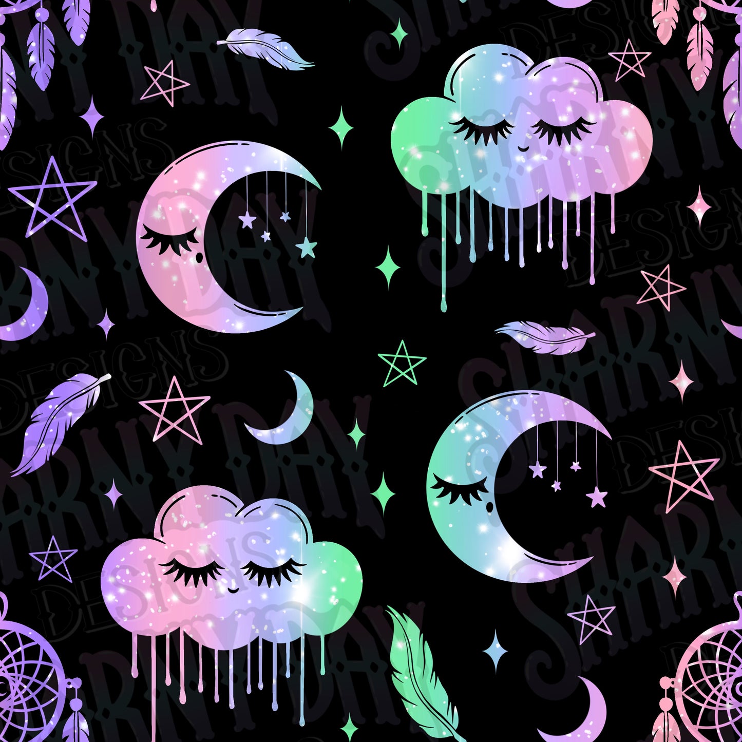 Sweet Dreams Exclusive Seamless Pattern
