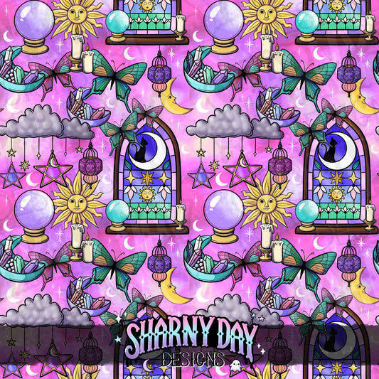 HEXTOBER - Whimsical Vibes non-exclusive Seamless Pattern Design