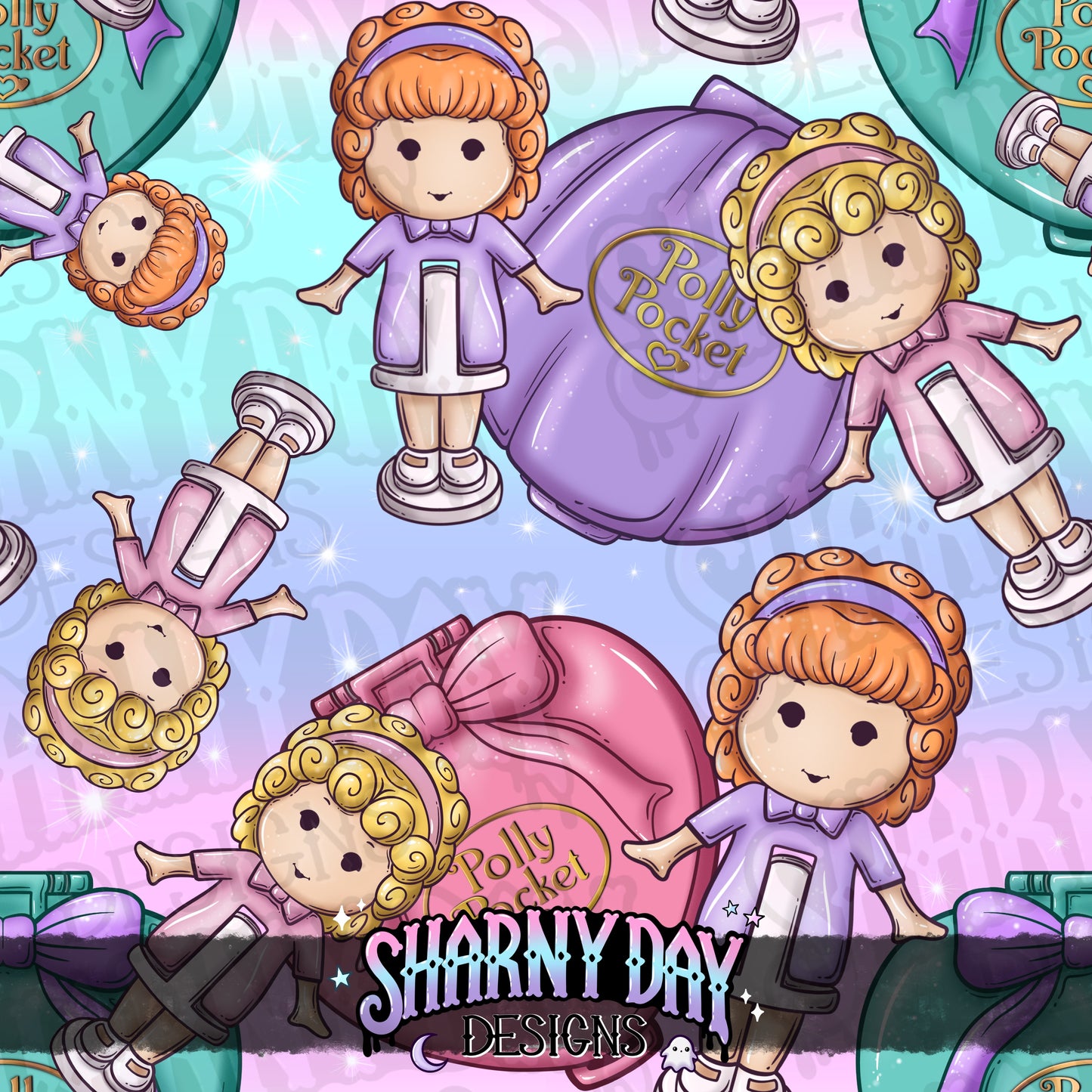 Pocket Life Dolly Limited Seamless Pattern (plus 1 non-exclusive)