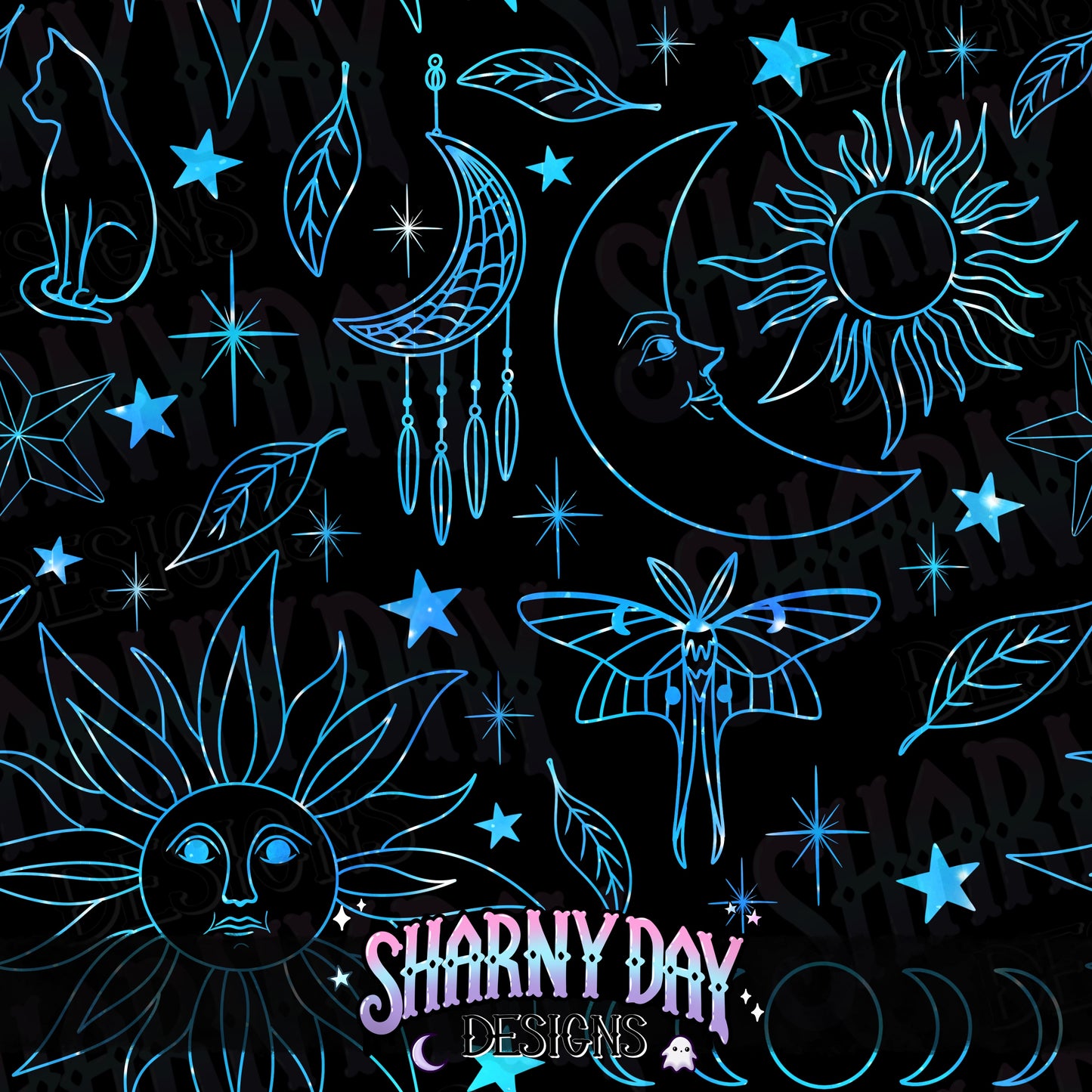 Whimsy and Wonderful non-exclusive Seamless Pattern Design