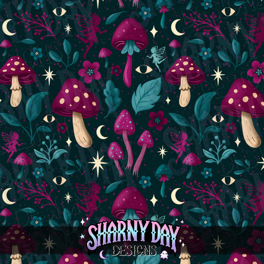 Mystical Forest Limited Exclusive/non-exclusive Seamless Pattern