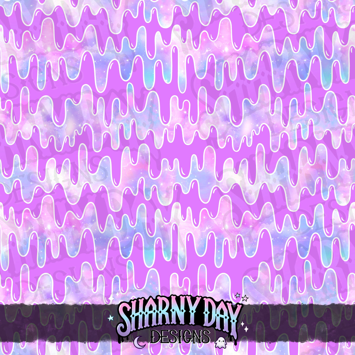 HEXTOBER - Slime (liquid) - non-exclusive Seamless Pattern Design (bundle available separately)
