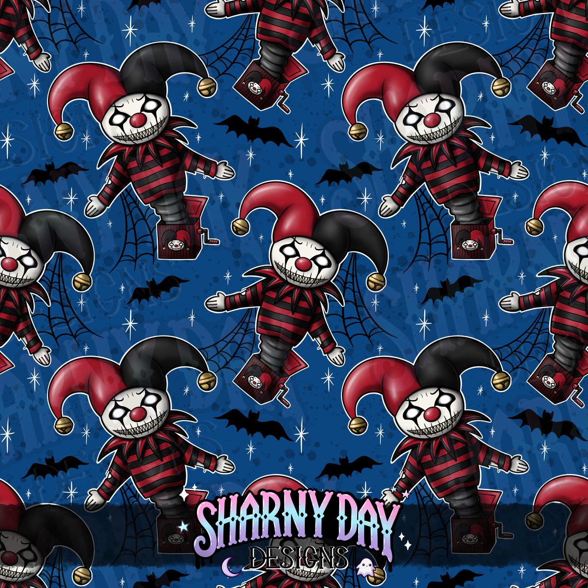 HEXTOBER - Jack Out Of The Box - Exclusive Seamless Pattern Design
