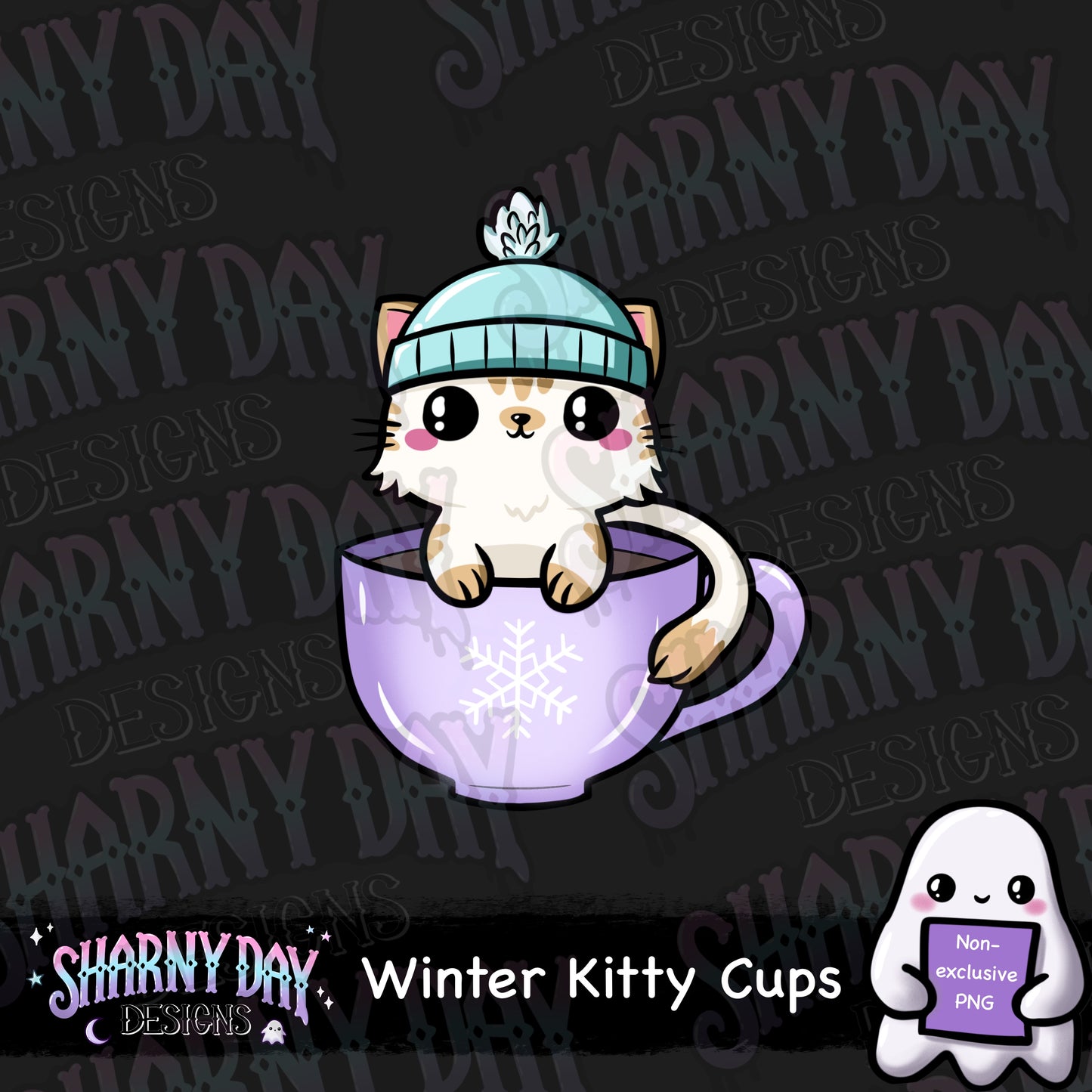 Winter Kitty Cups non-exclusive PNG