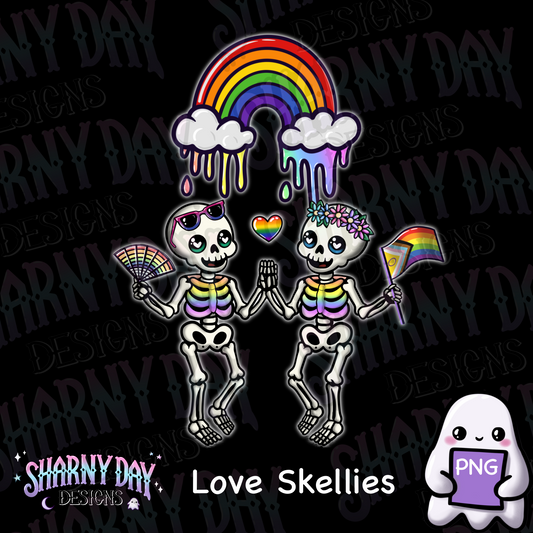 Love Skellies non-exclusive PNG