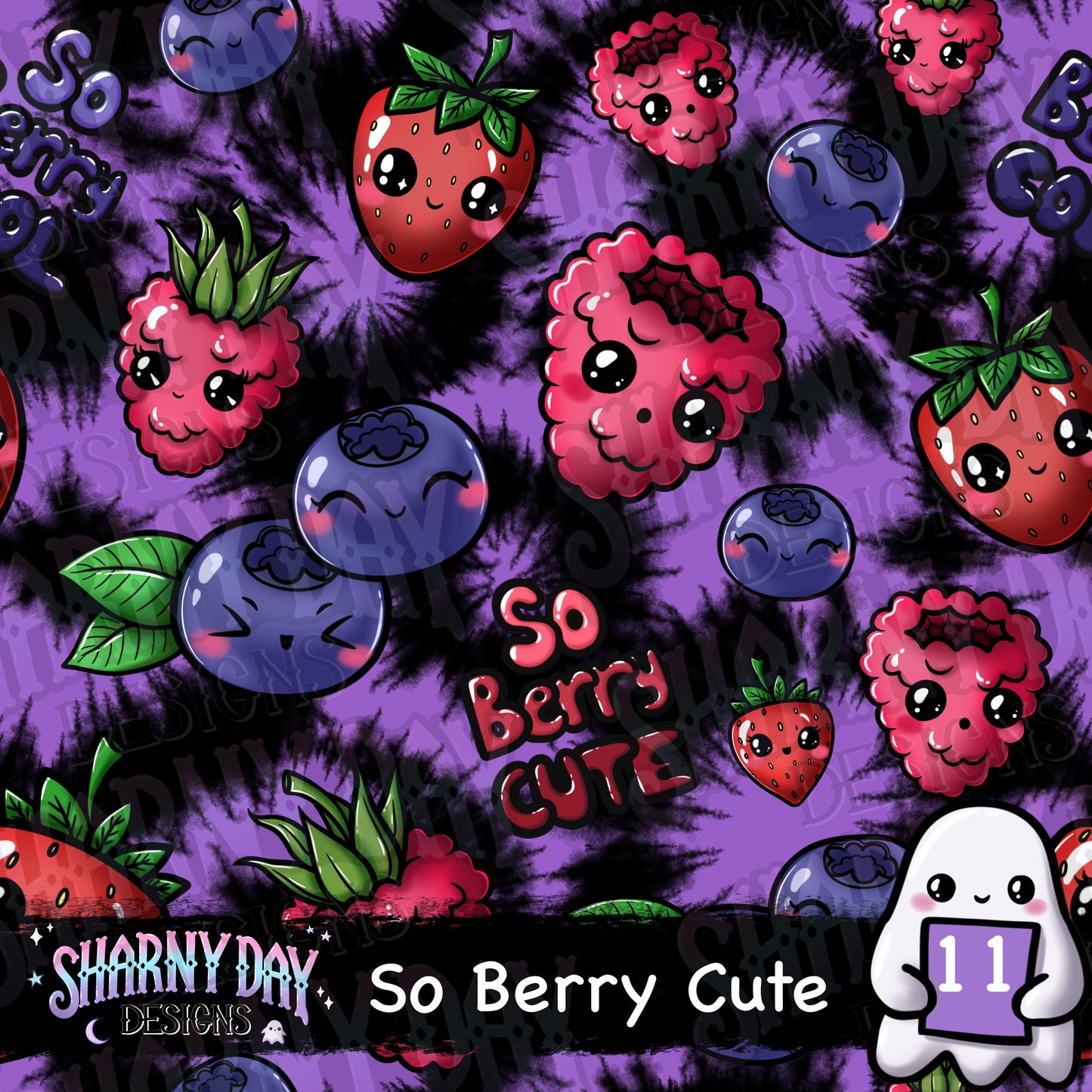 So Berry Cute Exclusive Seamless Pattern Design