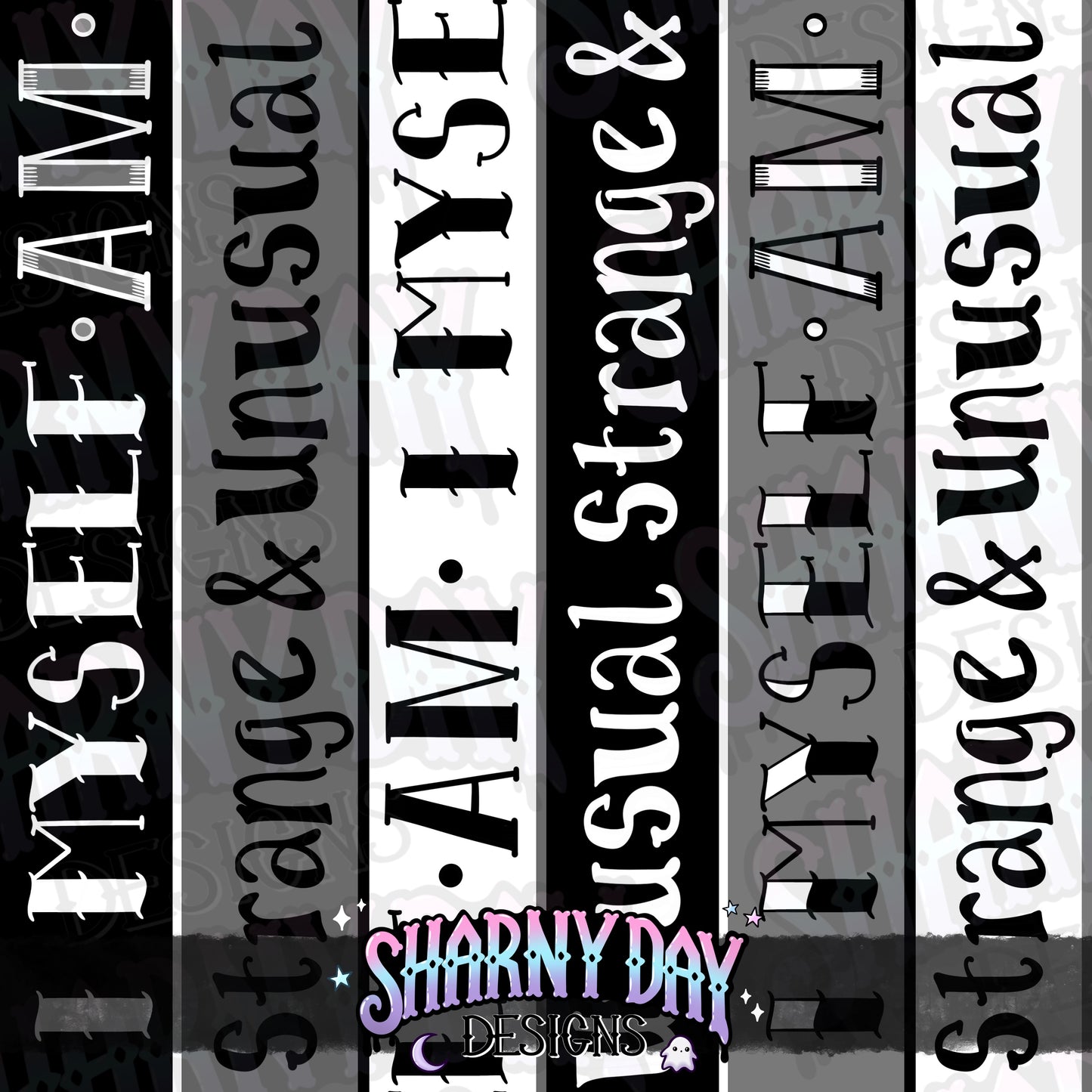 HEXTOBER - Strange & Unusual Stripe Limited Seamless Pattern