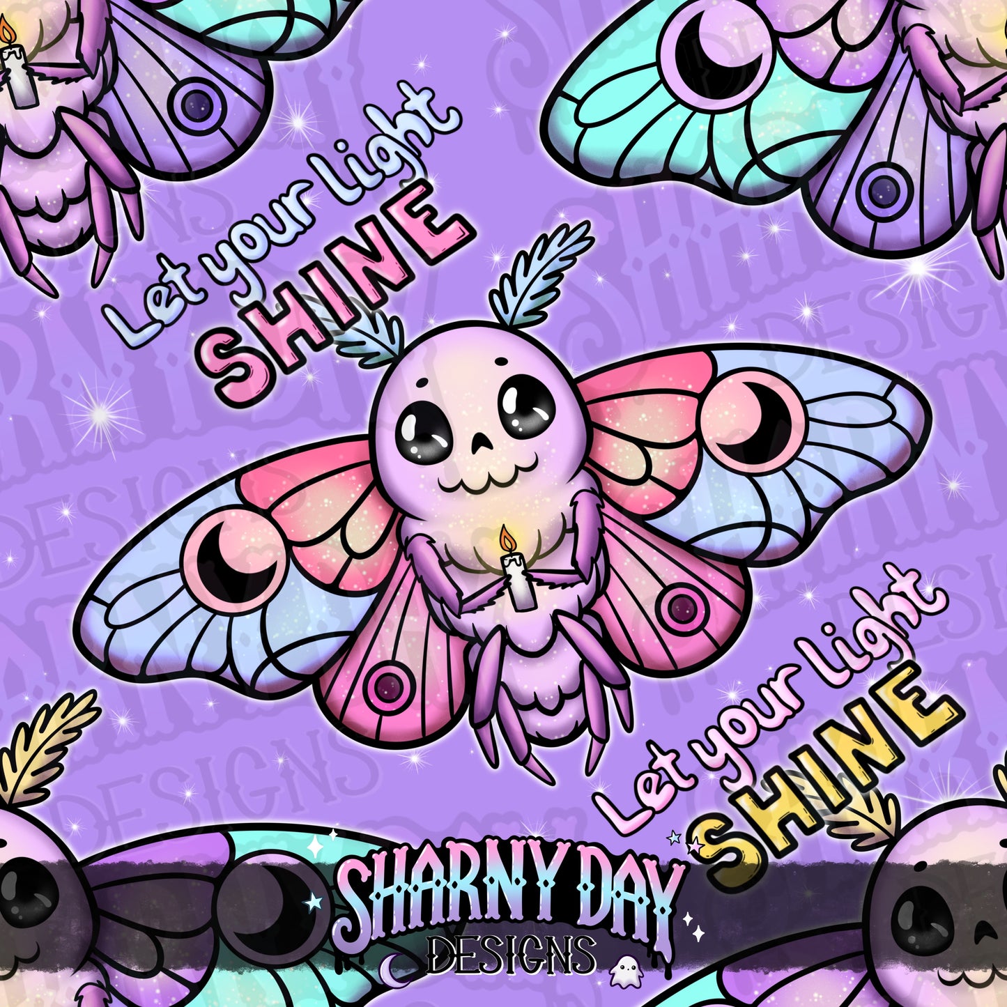 Let Your Light Shine Exclusive Seamless Pattern Design