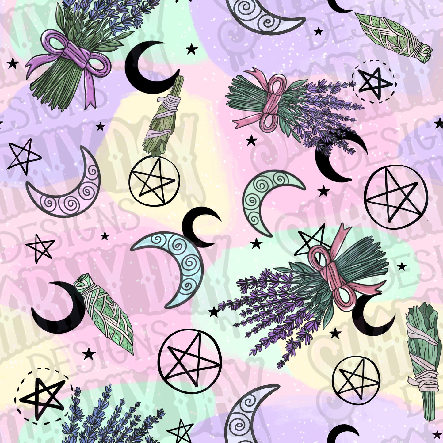Harvest Moon Exclusive Seamless Pattern