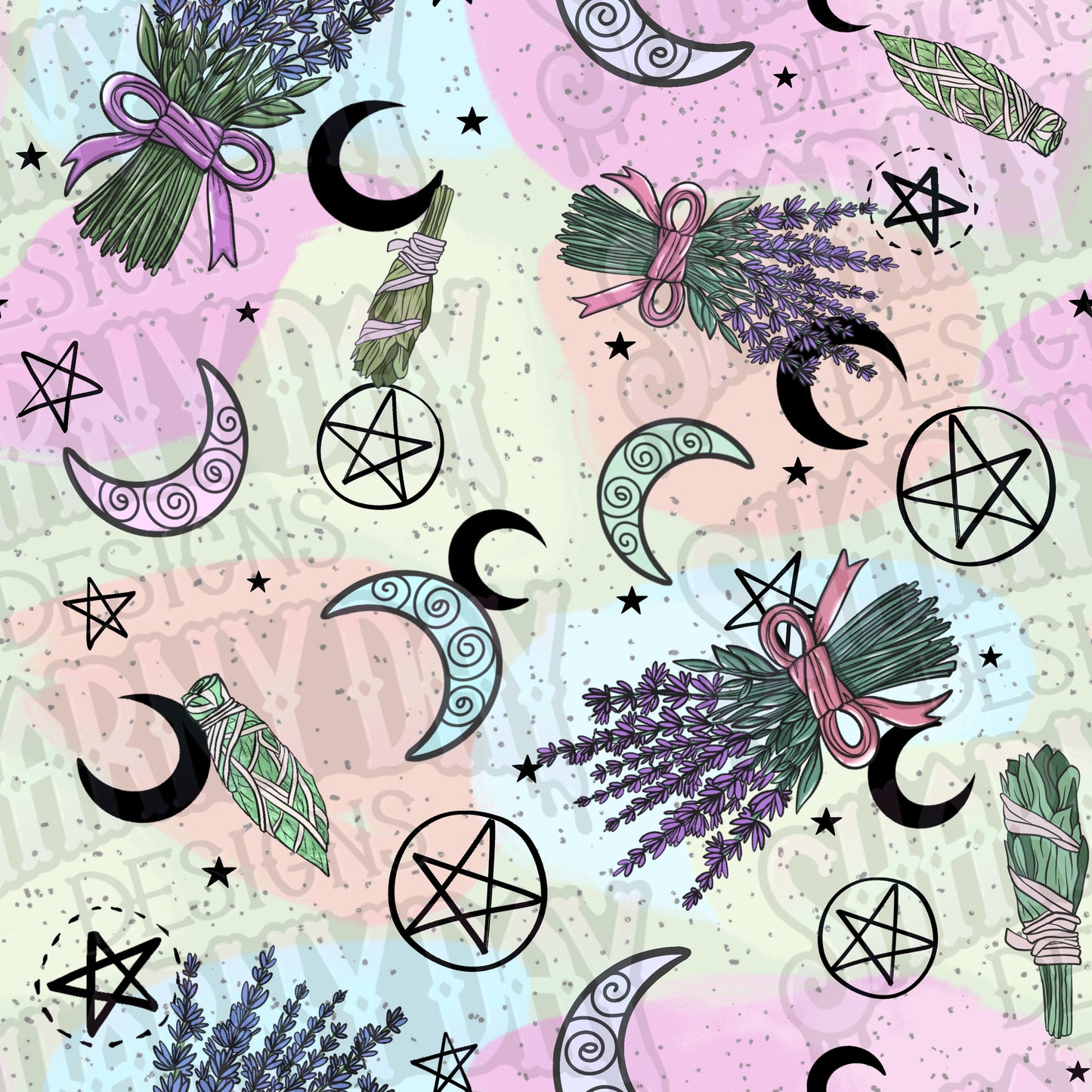 Harvest Moon Exclusive Seamless Pattern