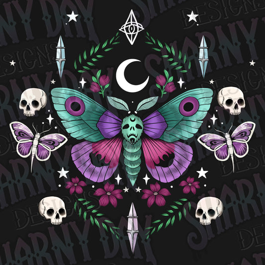 Pretty Goth Moth non-exclusive PNG