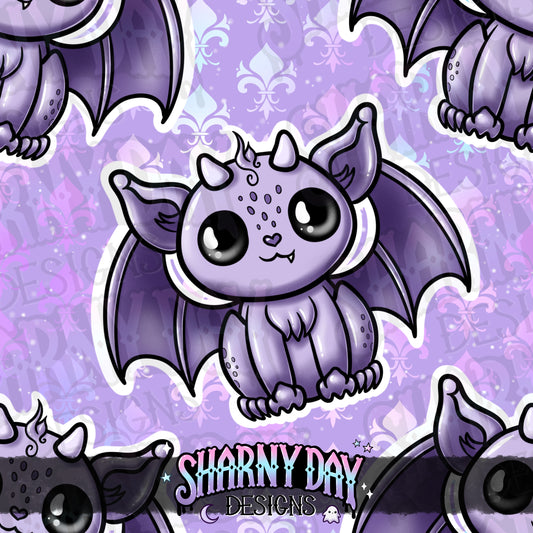 HEXTOBER - Kawaii Gargoyle Limited Exclusive/non-exclusive Seamless Pattern
