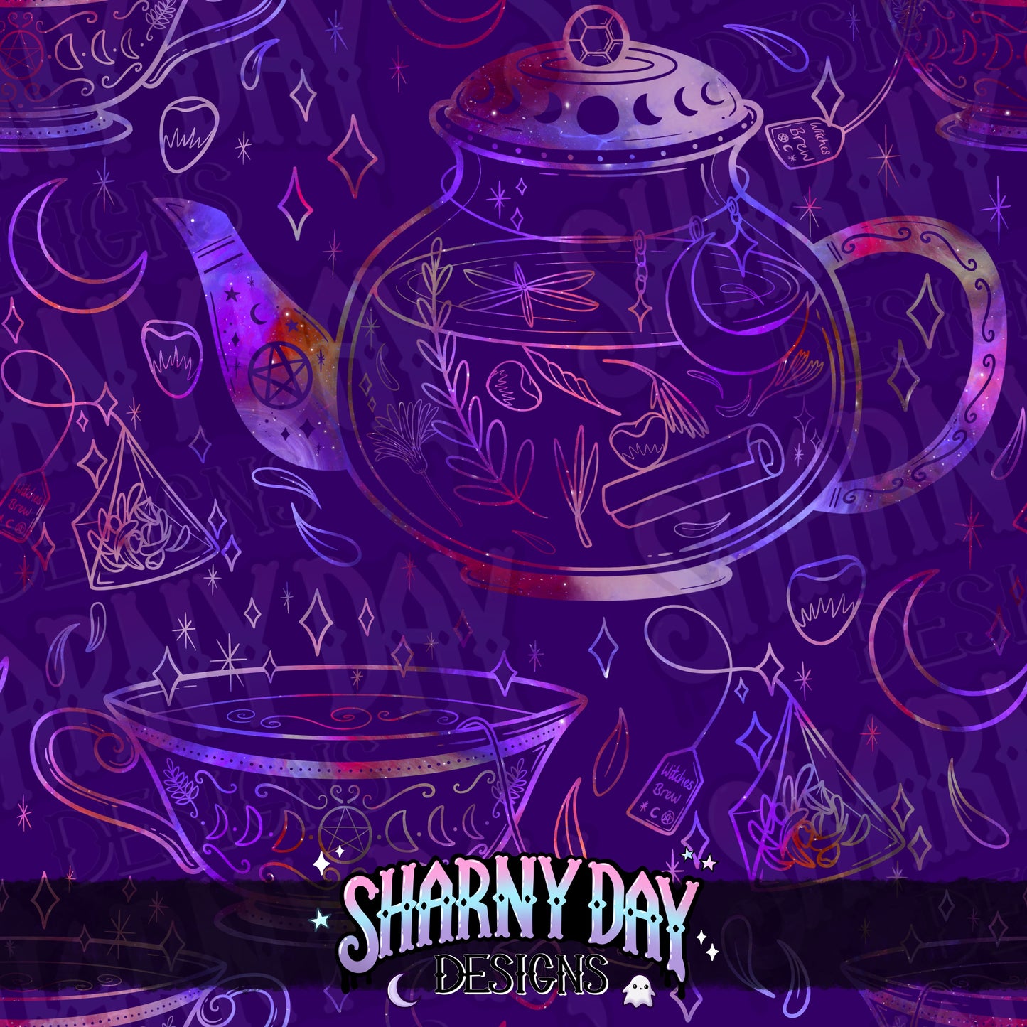 HEXTOBER - Witches Brew non-exclusive Seamless Pattern Design