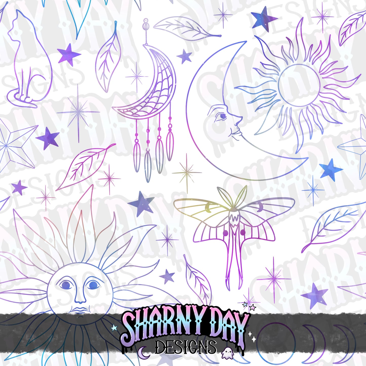 Whimsy and Wonderful non-exclusive Seamless Pattern Design