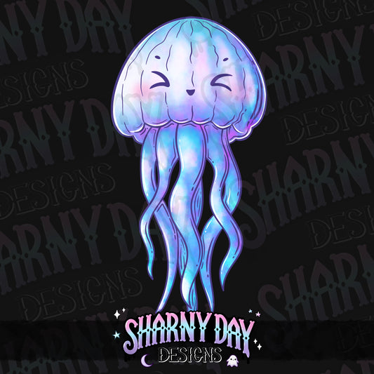 Kawaii Jellyfish non-exclusive PNG