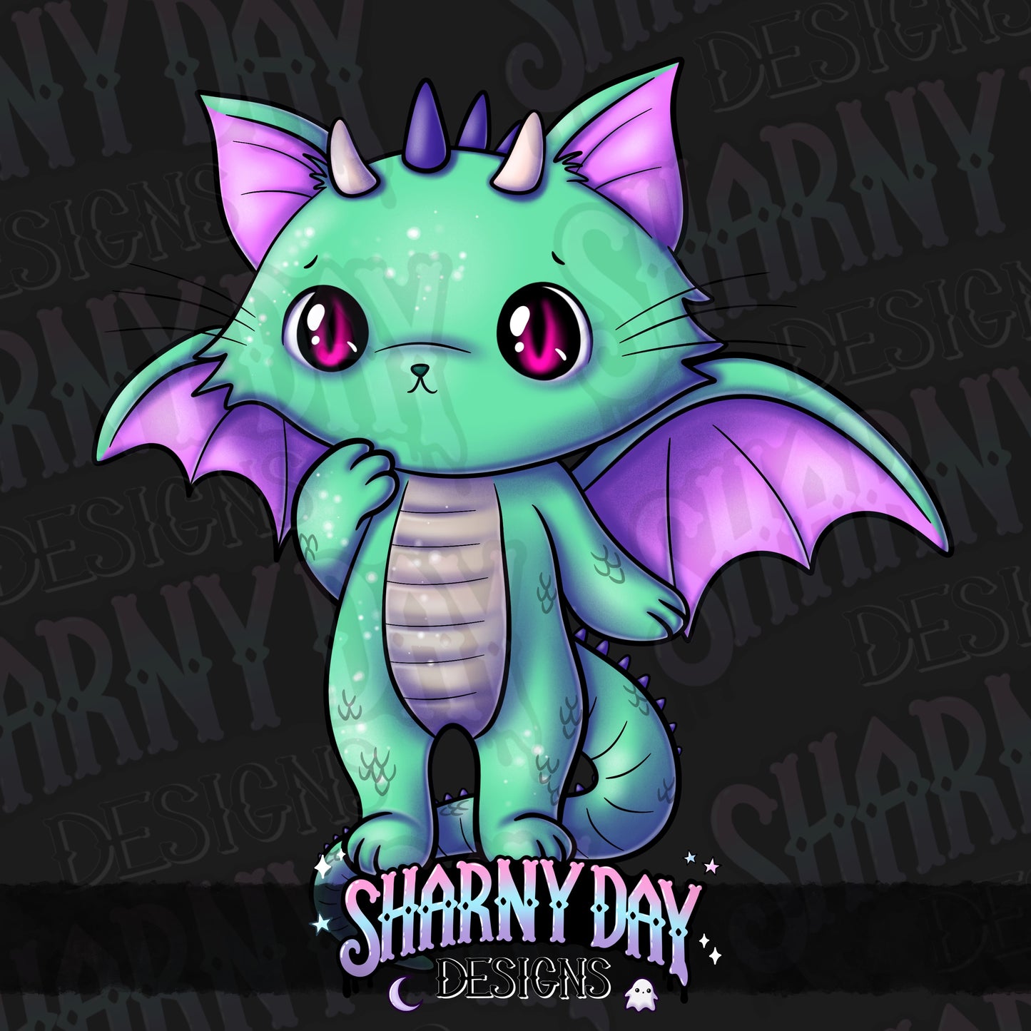 Dragon Kitty non-exclusive PNG