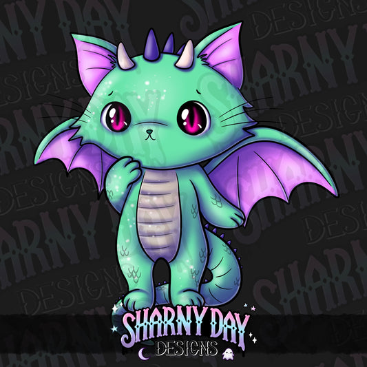 Dragon Kitty non-exclusive PNG